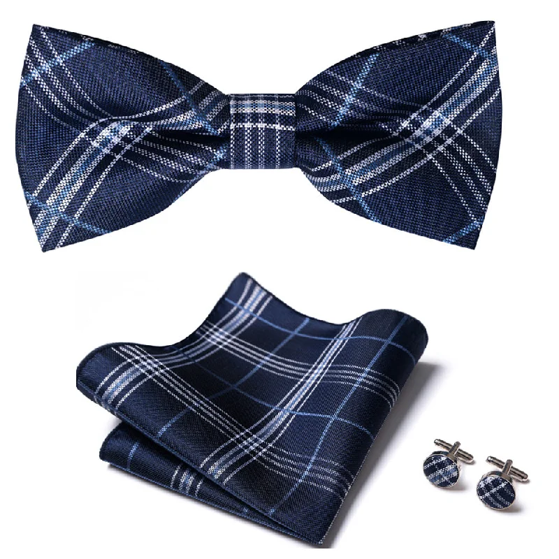 Men's Blue Accessory Set