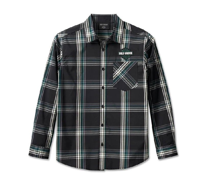 CLASSIC BAR & SHIELD PLAID SHIRT