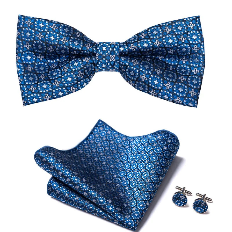 Men's Blue Accessory Set