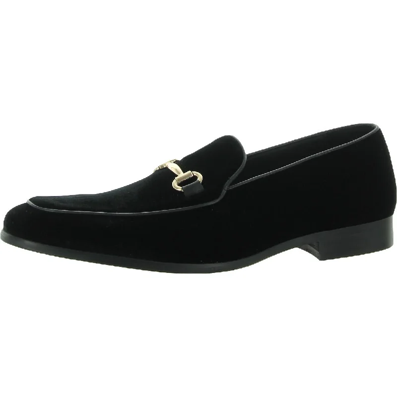 Diego V Mens Velvet Bit Loafers