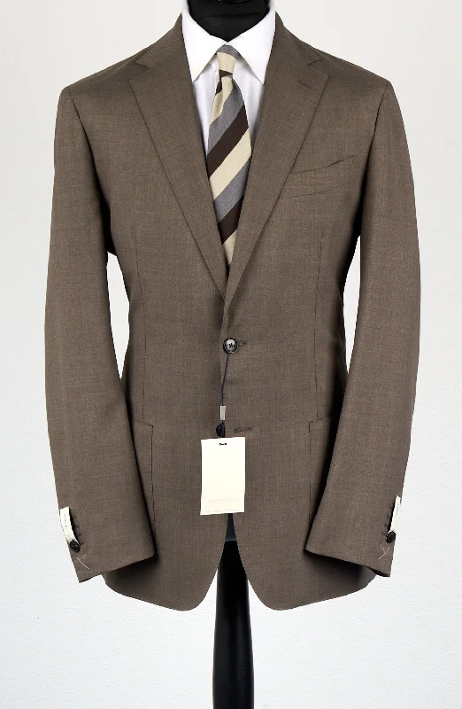 New Suitsupply Havana Taupe Pure Tropical Wool Super 120s Suit - Many Sizes Available