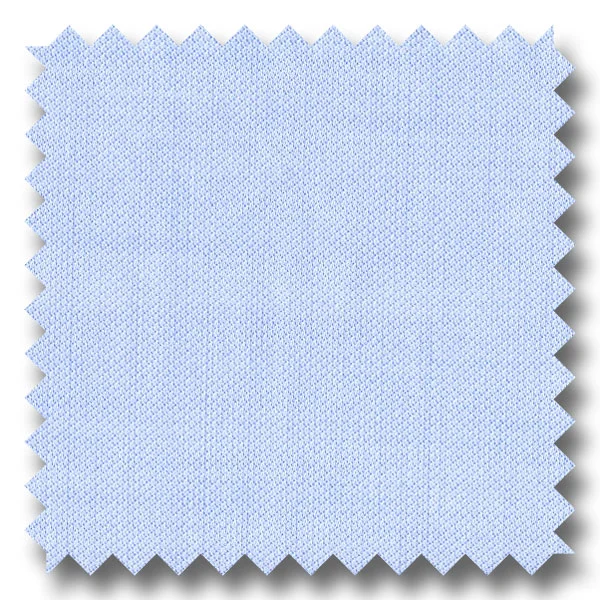 Light Blue Solid 200 2Ply Royal Oxford - Custom Dress Shirt