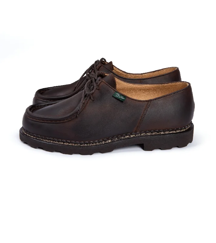 Paraboot Michael Nubuck Shoe: Dark Brown