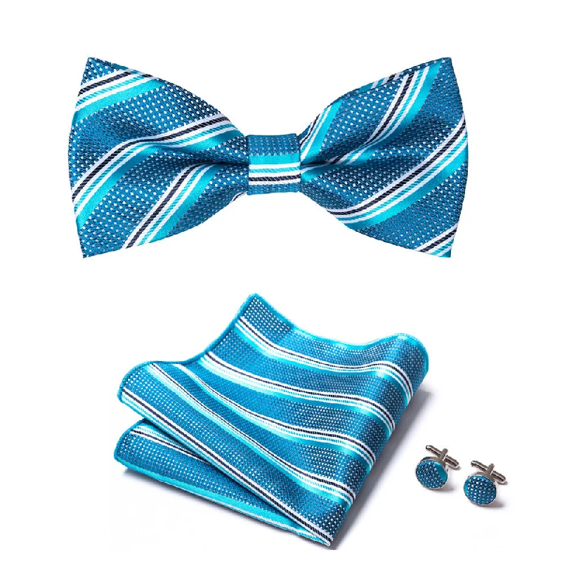 Men's Blue Accessory Set