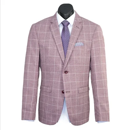 Varce Garnet Check Suit