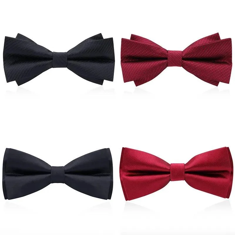 Men's Red and Black Series Bow Tie