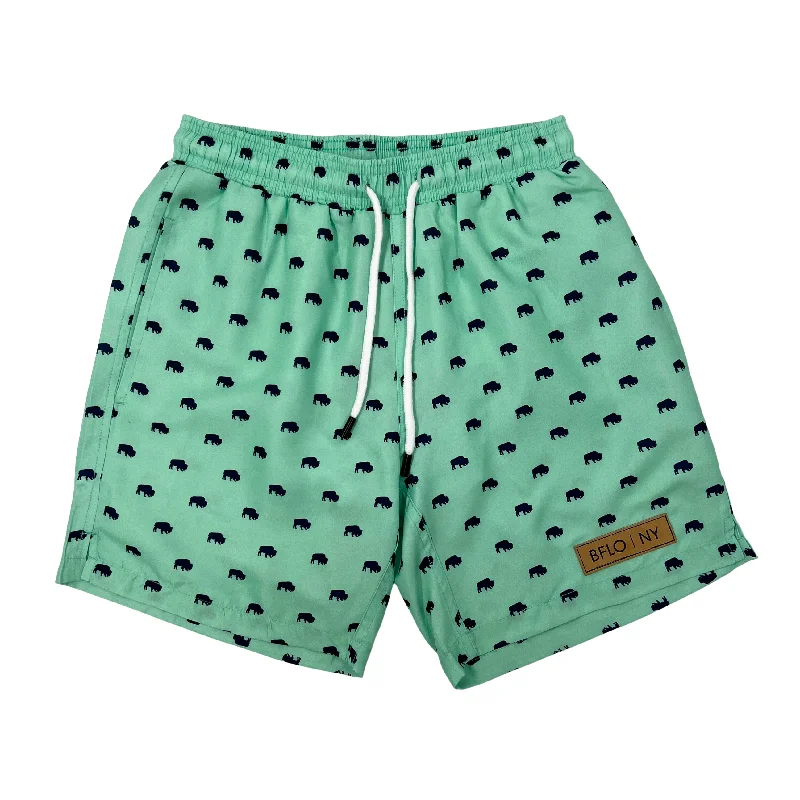 Seafoam BFLO Men's Swim Trunks