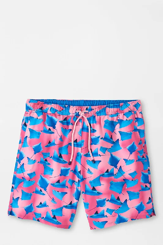 CATCHIN' RAYS SWIM TRUNK - PEPPERMINT