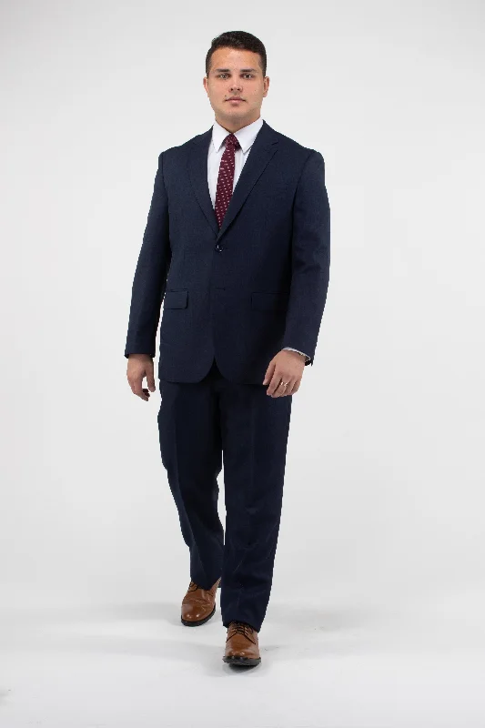 Signature Microfiber Suit Modern Navy