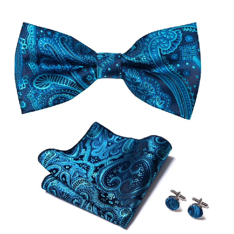 Men's Blue Accessory Set