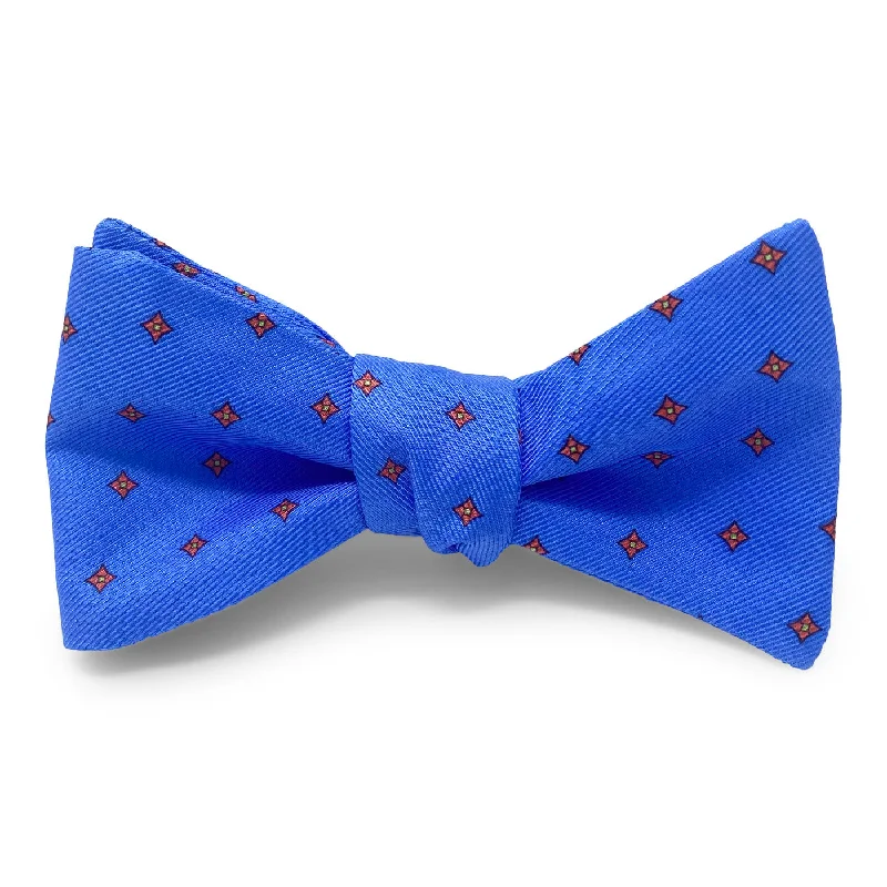 Square Foulard: Bow - Blue