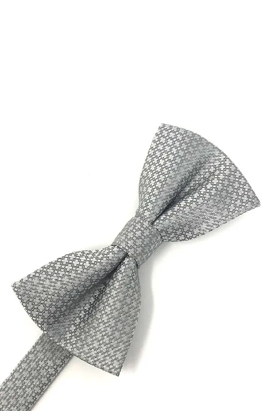 Grey Regal Bow Tie