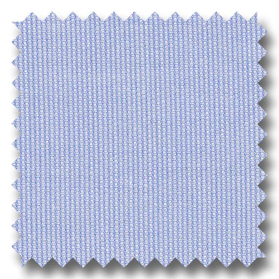 Light Blue Mini Stripe 2Ply - Custom Dress Shirt