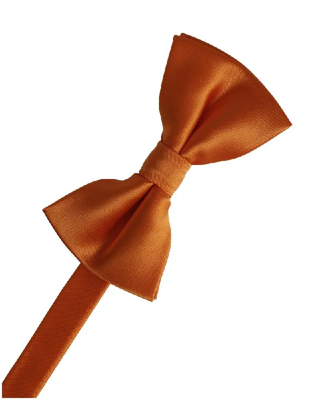 Orange Eternity Bow Tie