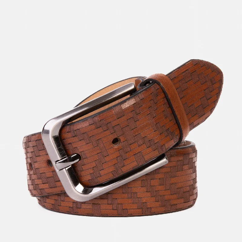 The Meram  Tan Calfskin Belt