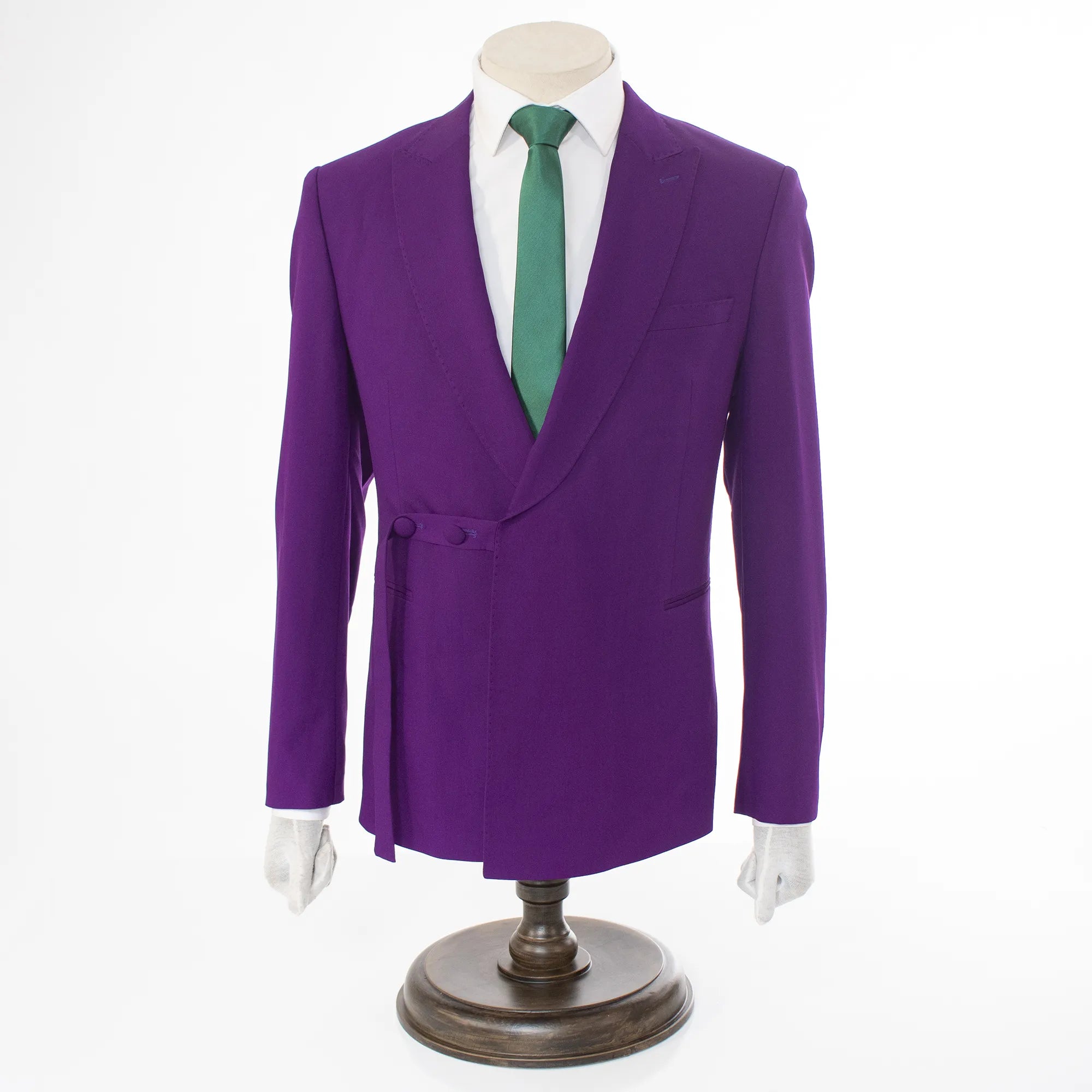 Purple Strapped 2-Piece Slim-Fit Suit