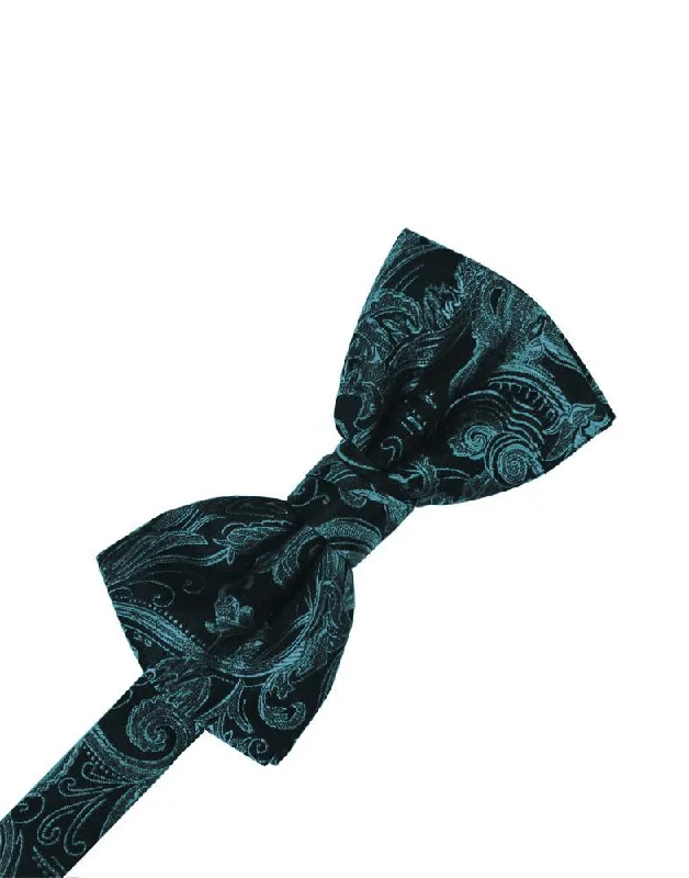 Jade Tapestry Bow Tie