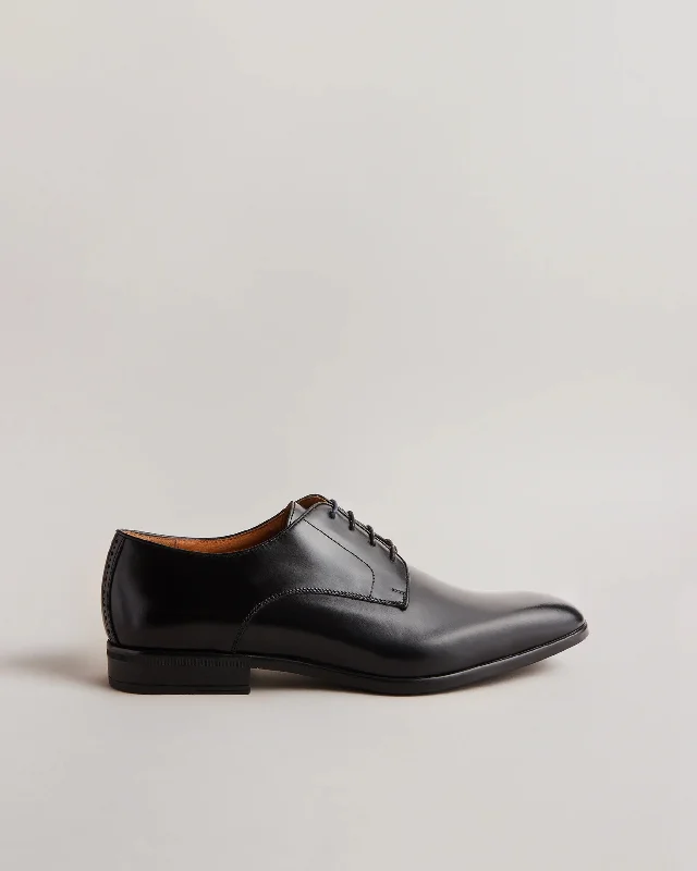 Leather Derby Shoe - Black