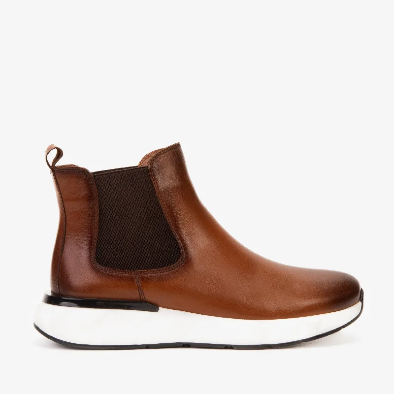 The Apex Tan Leather Men Chealsea Boot