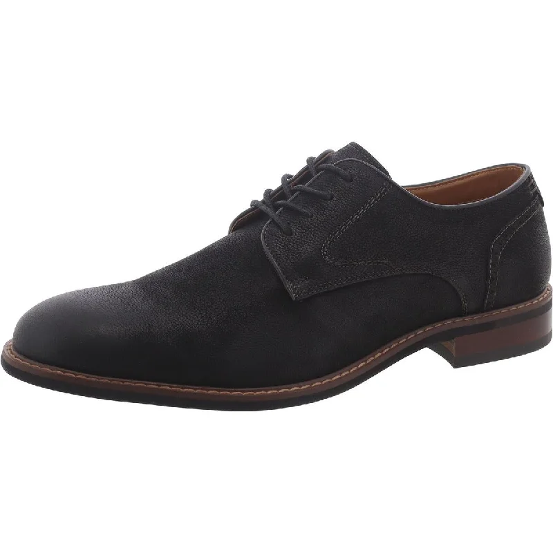 Bannon Mens Nubuck Lace-Up Derby Shoes