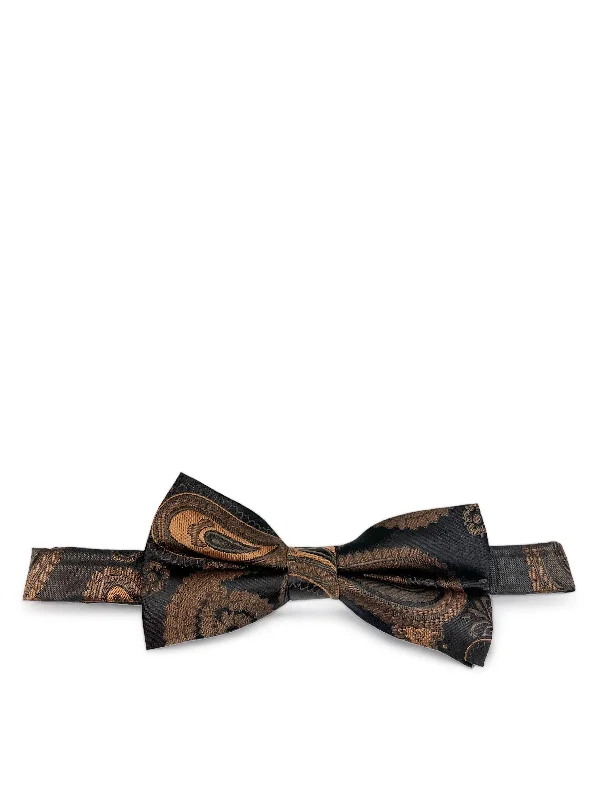 Brown Artisan Paisley Bow Tie