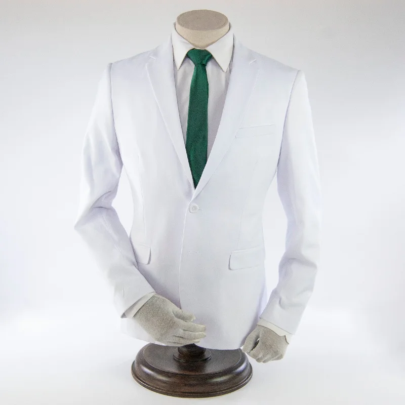 White 2-Piece Slim-Fit Suit