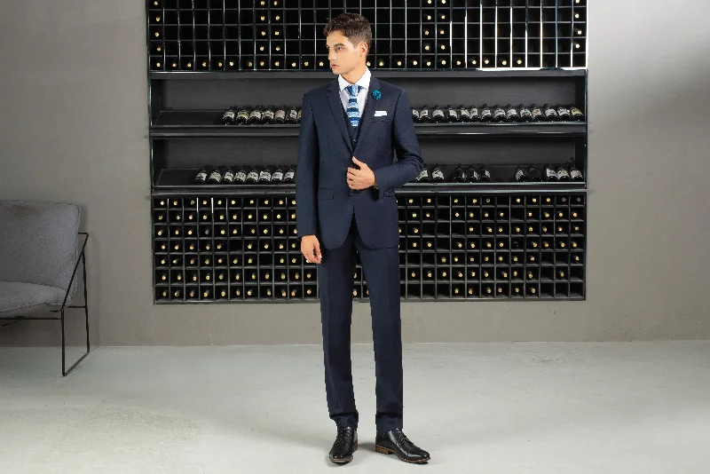 Savile Row D7 Navy Suit