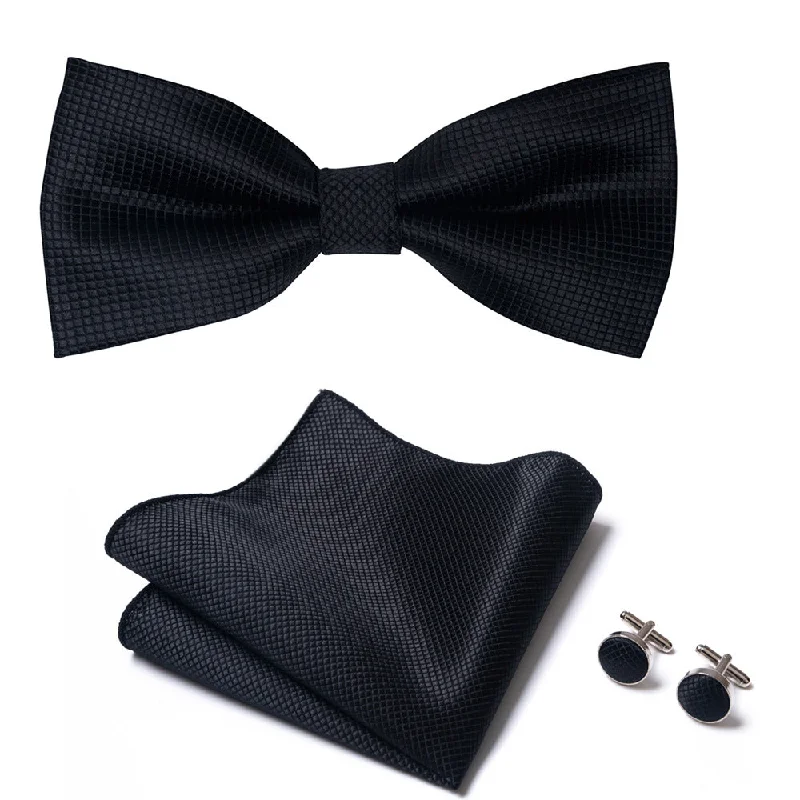 Men's Black Accessory Set