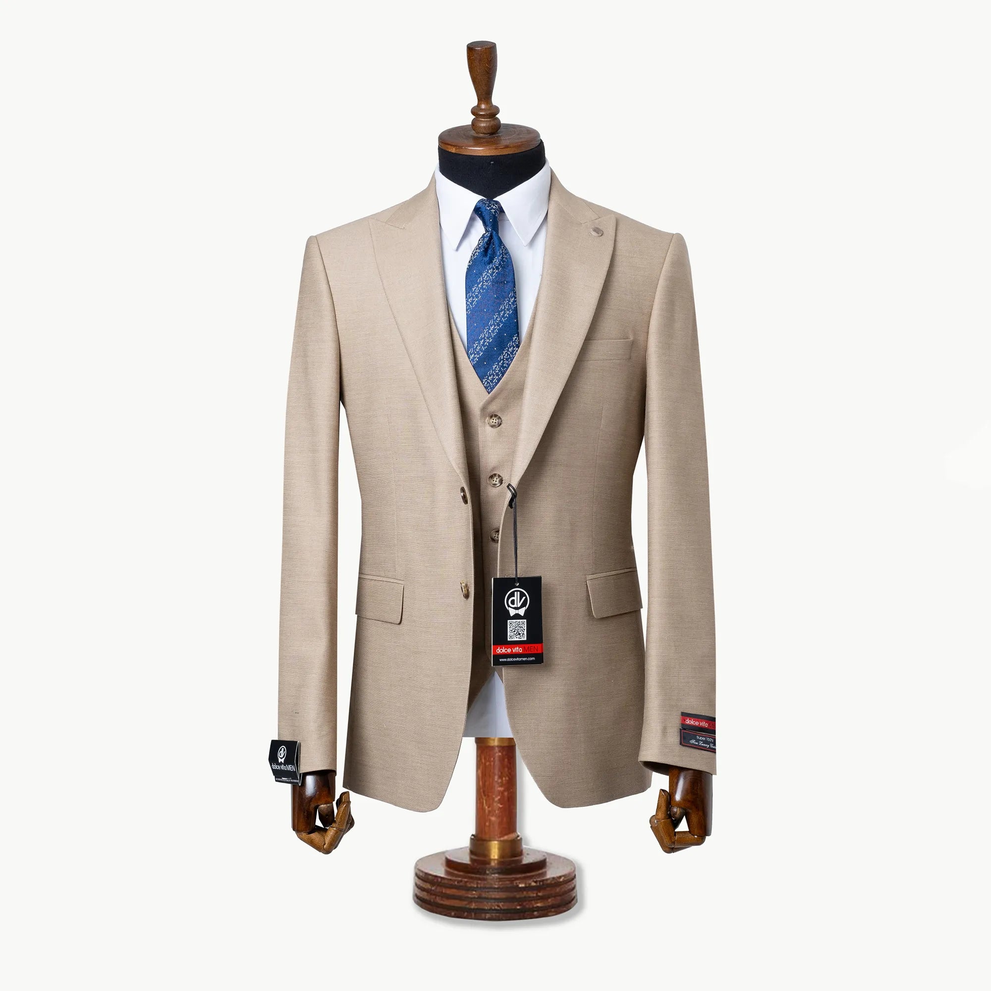 Hugo | Camel 3-Piece Tailored-Fit Suit