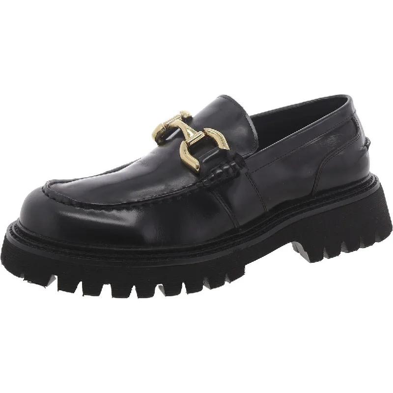 Zylo Mens Leather Bit Loafers