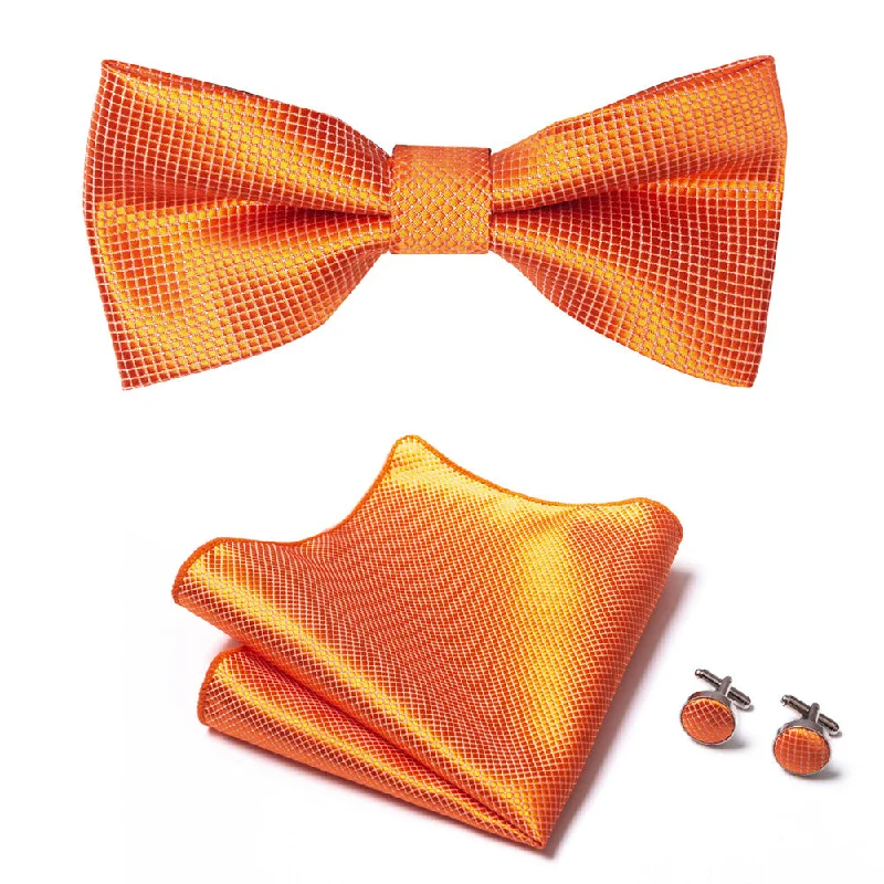 Men's Orange Accessory Set