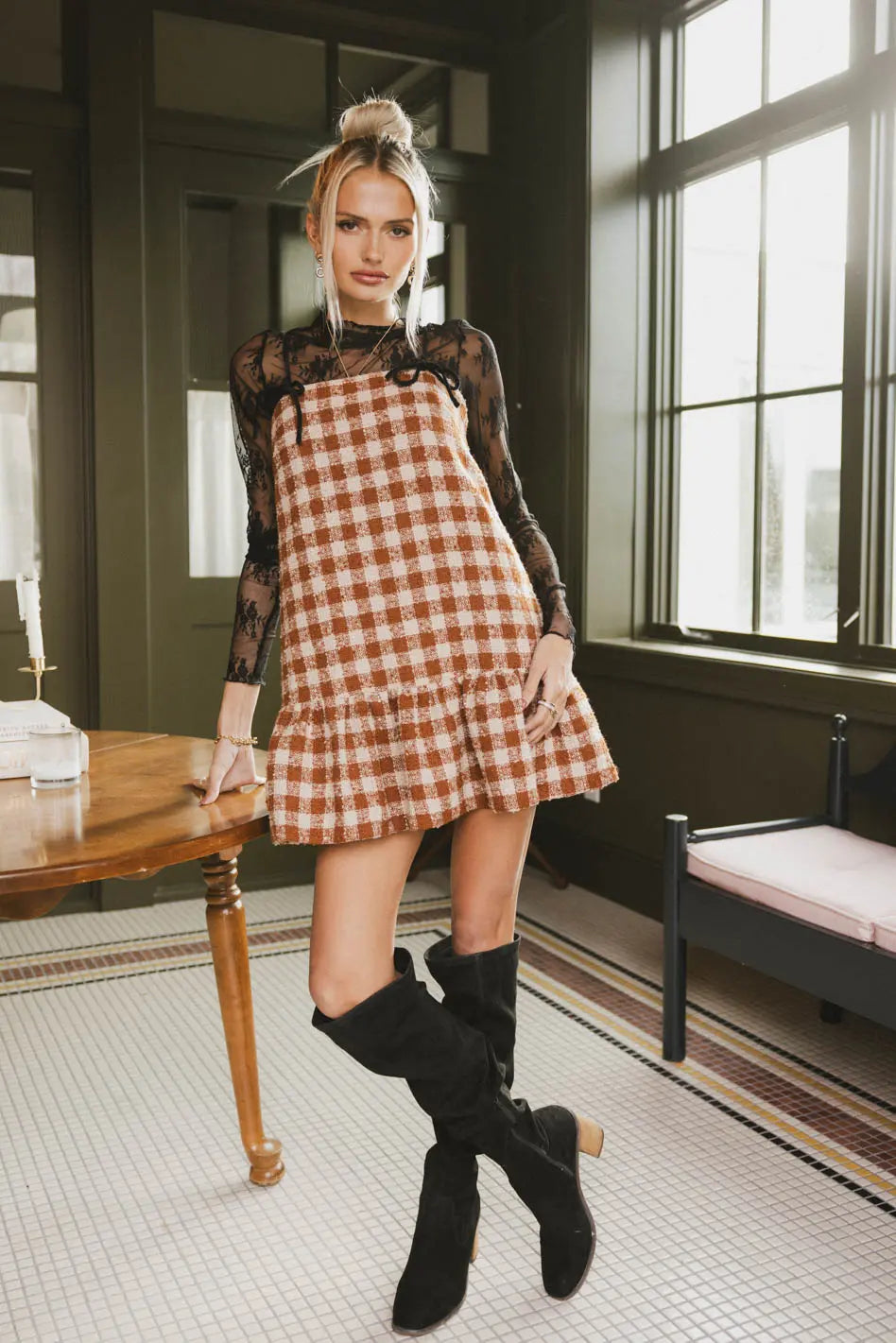 Blair Checkered Dress