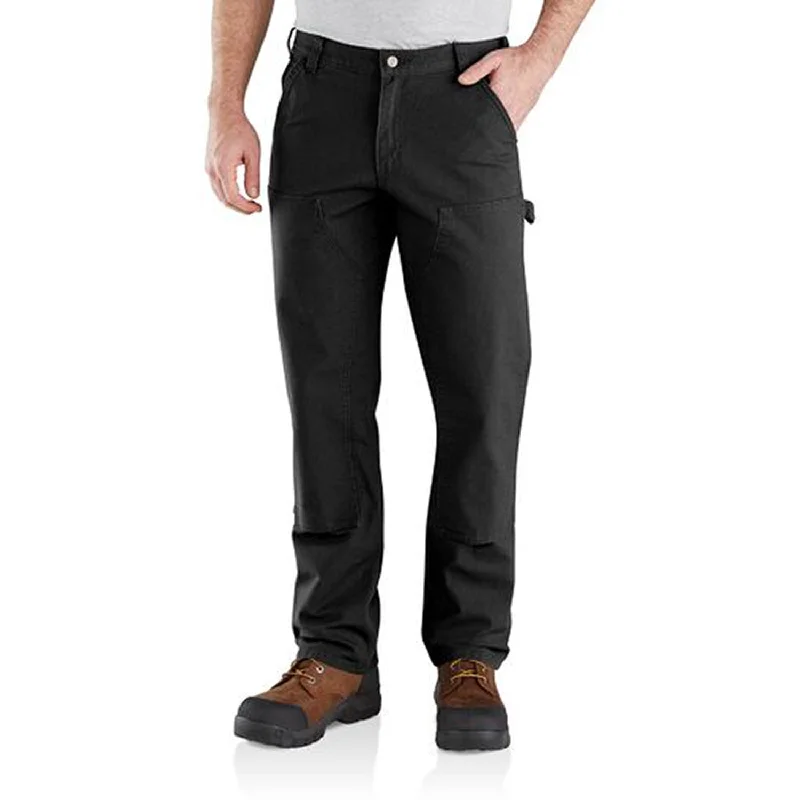 Carhartt Men's Rugged Flex® Relaxed Fit Double-Front Duck Pant_Black