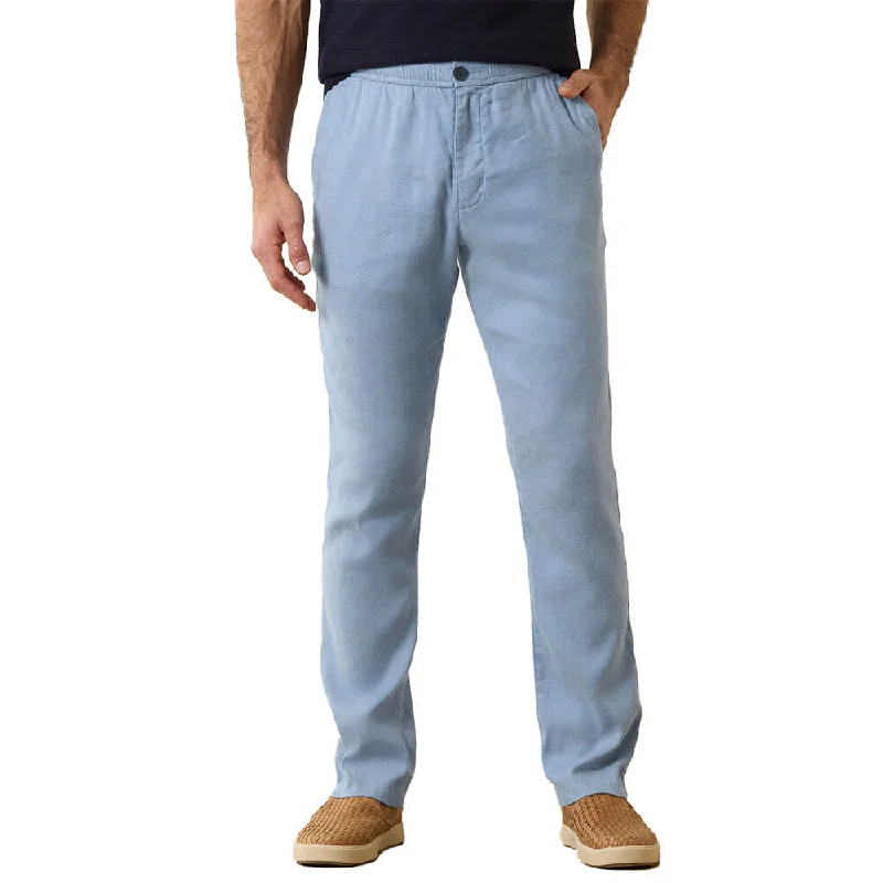 Tommy Bahama Beach Coast Linen Blend Pull On Pants - Port Side Blue