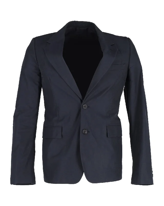 Alexander McQueen Blazer in Blue Wool