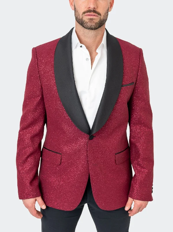 Blazer Shawl Ceremonial Red