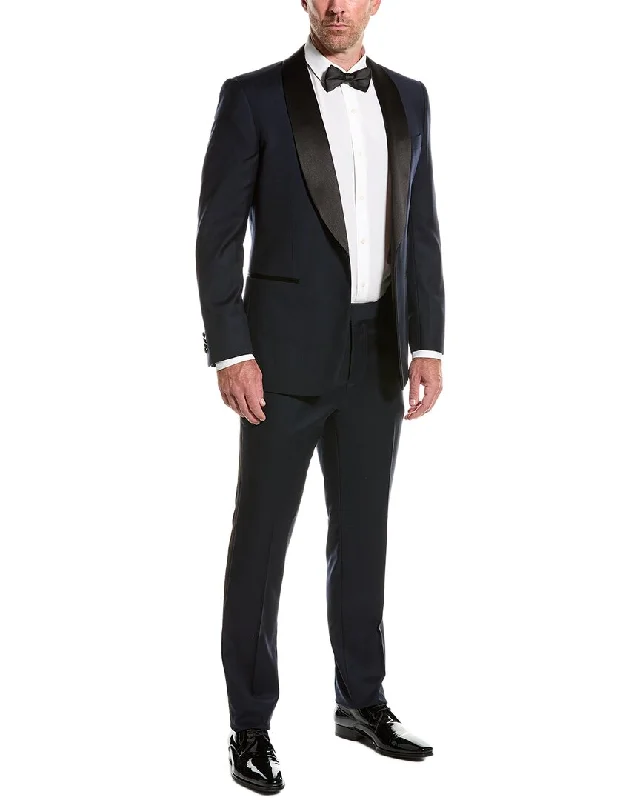 Cavalli Class 2pc Wool Tuxedo Suit