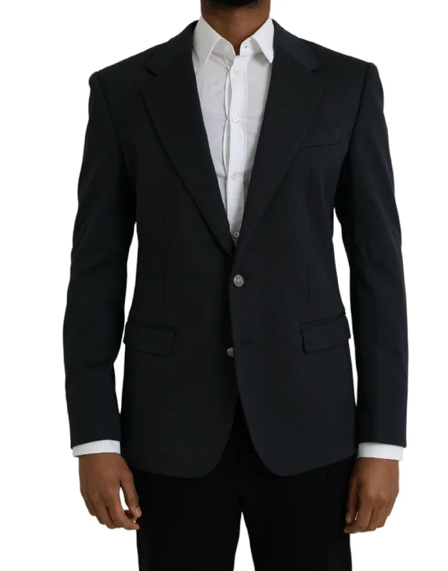 Dolce & Gabbana   Cotton Single Breasted Coat Men's Blazer