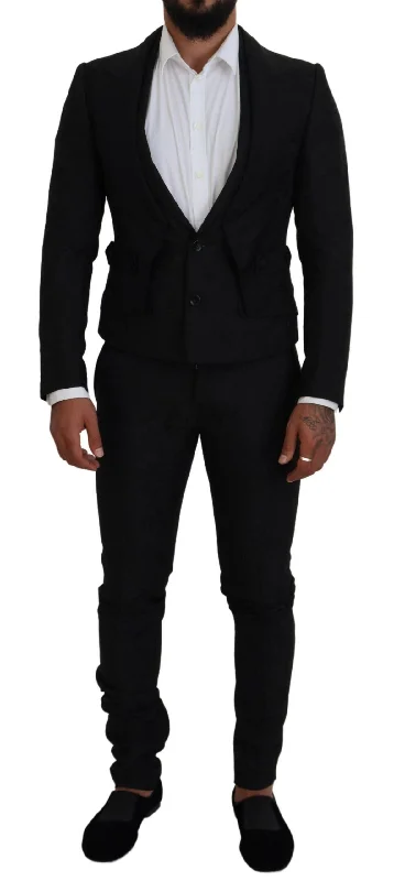 Dolce & Gabbana Elegant  Martini Suit for the Modern Men's Man