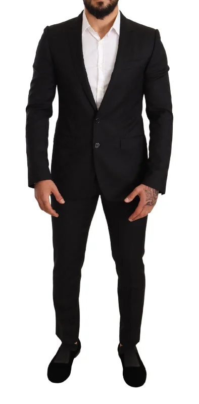 Dolce & Gabbana Elegant Martini  Wool Men's Suit