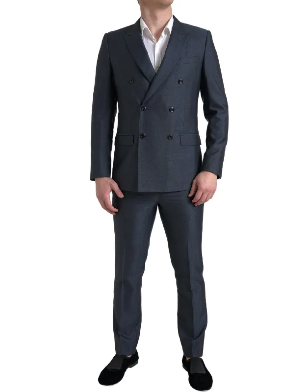 Dolce & Gabbana Elegant  Silk Blend Martini Men's Suit