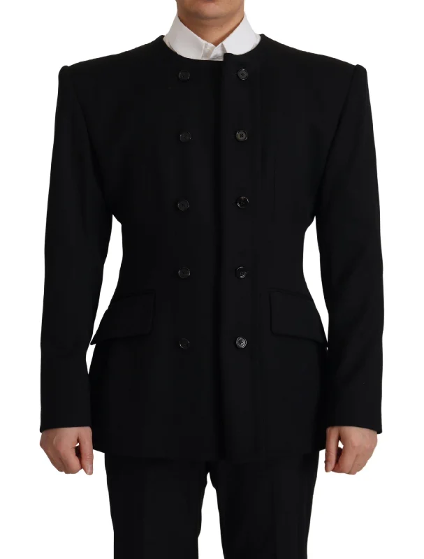 Dolce & Gabbana Elegant Slim Fit Double Breasted Wool Men's Blazer