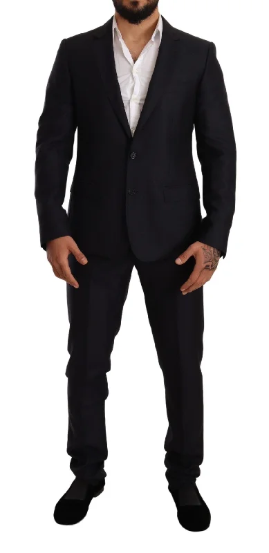 Dolce & Gabbana Elegant Slim Fit Jacquard Suit in Men's