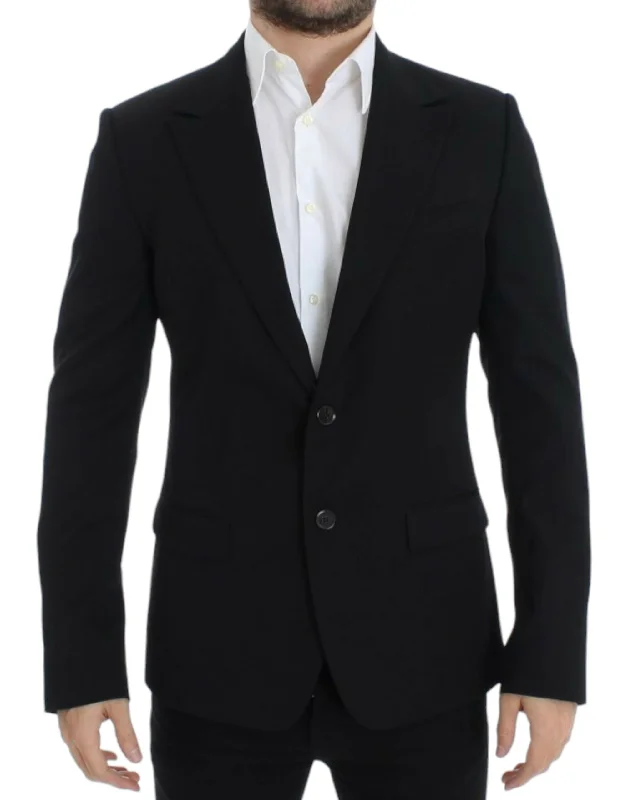 Dolce & Gabbana Elegant Slim Fit  Wool Men's Blazer