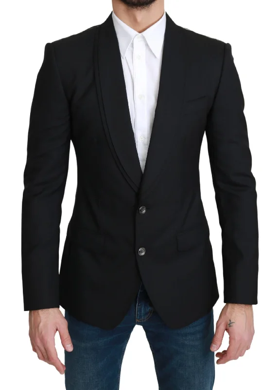 Dolce & Gabbana Elegant  Virgin Wool Formal Men's Blazer