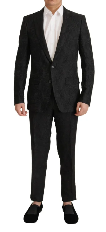 Dolce & Gabbana Glittering  Martini Suit Men's Set