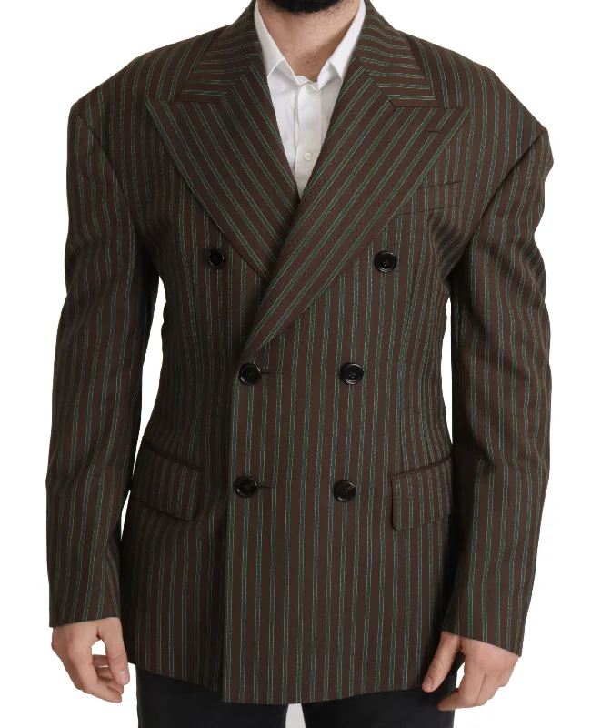 Dolce & Gabbana  Striped Double Breasted Men's Blazer