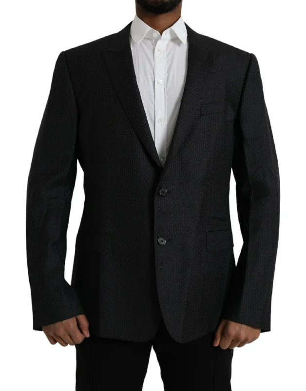 Dolce & Gabbana  Wool MARTINI Single Breasted Coat Men's Blazer