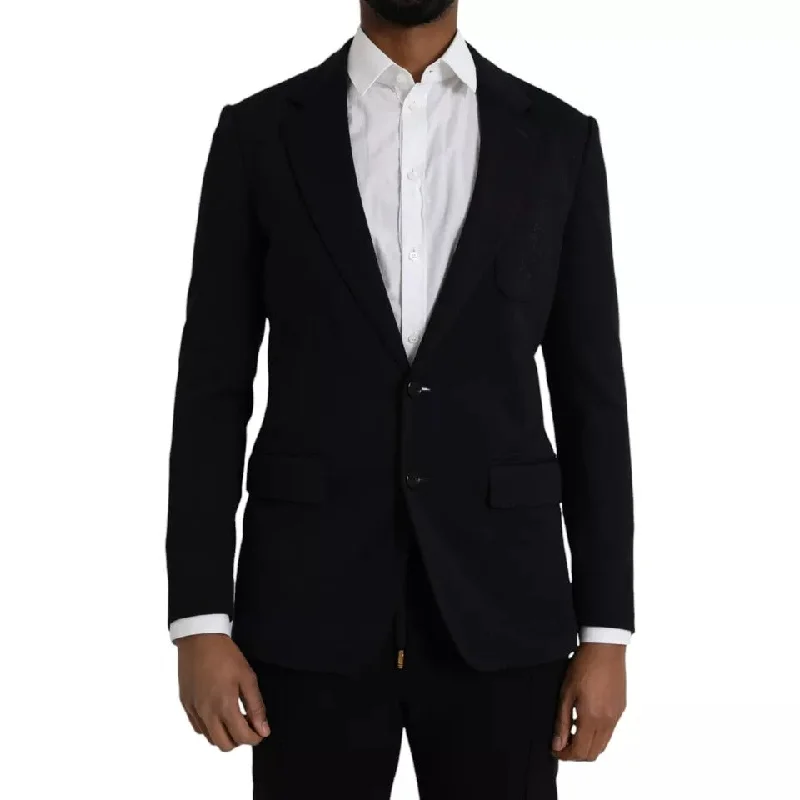 Dolce & Gabbana  Wool Notch Single Breasted Coat Men's Blazer