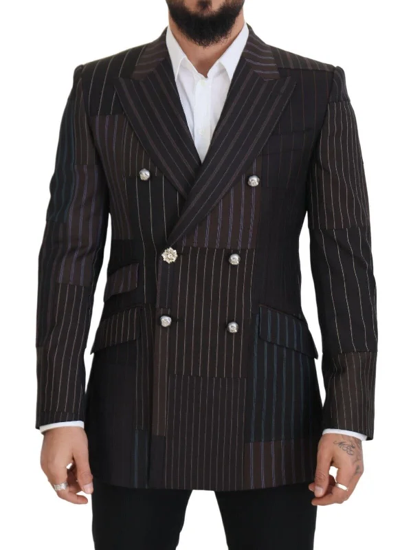 Dolce & Gabbana  Wool Silk Blend Slim Fit Men's Blazer